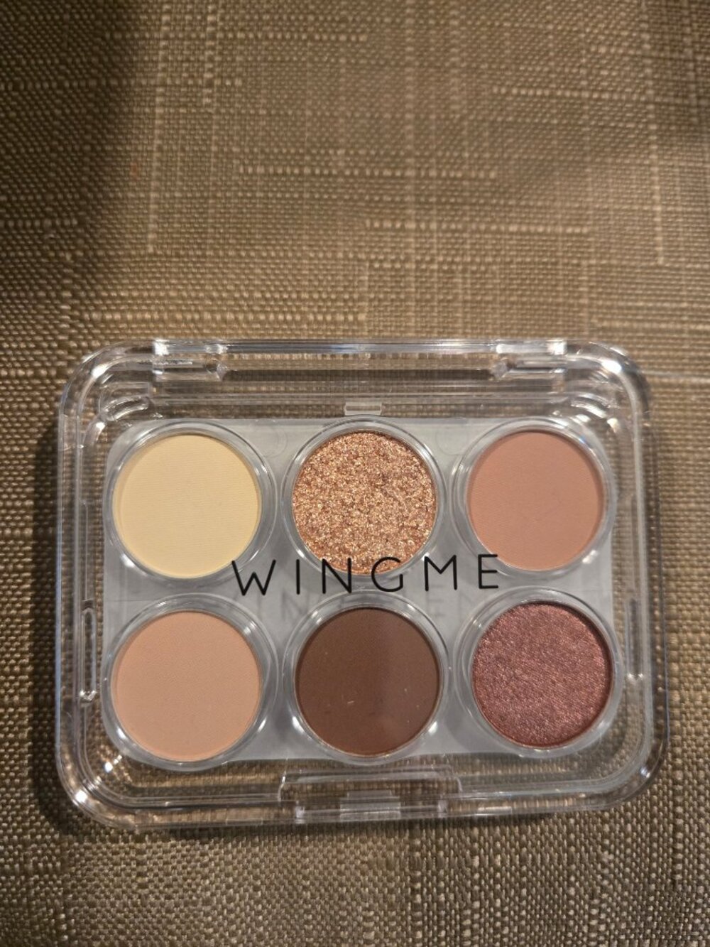 WINGME COSMETICS Mini Muse Eyeshadow Palette 🎨6 Neutral Shades with Luxie Brush